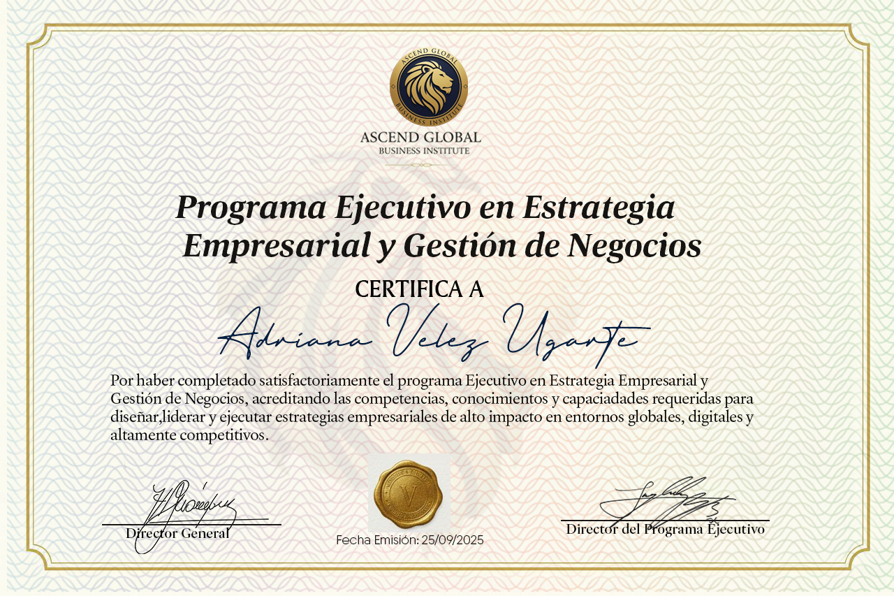 Diploma de Alta Dirección Estratégica